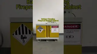Lithium-Ion Battery Safety Storage & Charging Cabinet 90-Minute EN  Fire-Resistant Protection