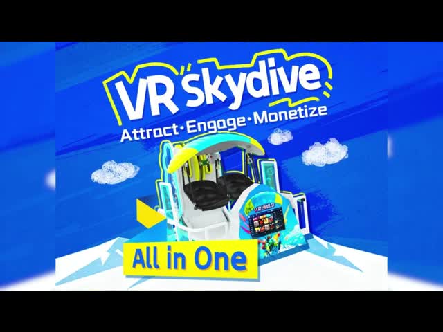 Virtual Reality Flight Simulator Amusement Park Rides Double Seats VR Flying Game Machine