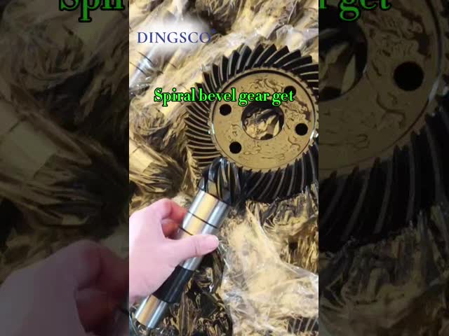 High Precision Spiral Bevel Gear Set for Right Angle Industrial Drive Systems