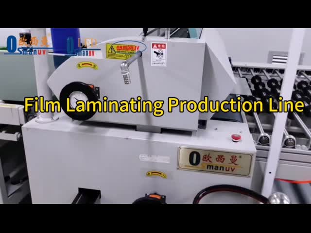 Plane Of Board or plastic or Glass 360-410V/50HZ Voltage Film Laminating Machine With 6300*1550*1200mm Overall Dimension