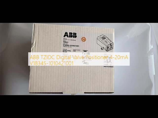 ABB TZIDC Digital Valve Positioner 4-20mA V18345-1010421001