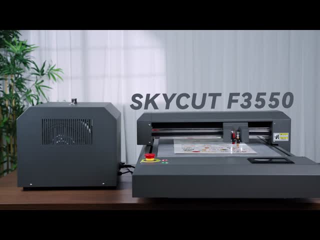 Anycut-F3550 1200mm/s Vacuum Adsorption Desktop Flatbed Cutter With Multiple Connections