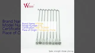 Motorrad Spoke Set mit Nippeln A9G Vorder-Hinterrad Spoke Silber WIMMA