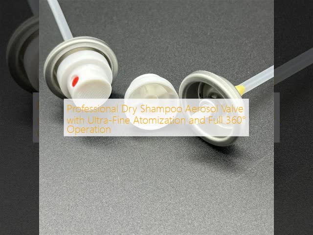 Precision-Engineered Aerosol Valve with Advanced Spray Control for Dry Shampoo