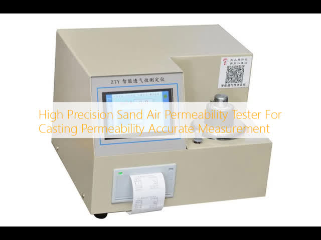 High Precision Sand Air Permeability Tester For Casting Permeability Accurate Measurement