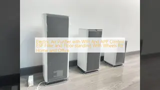 Electric Air Purifier with WIFI And APP Control ESP Filter and Floor-standing With Wheels for Home and Office