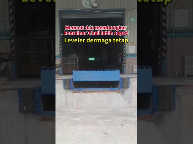 Hydraulic Loading Yard Ramp Non-Slip Diamond Mesh and Precision Steel Pipe