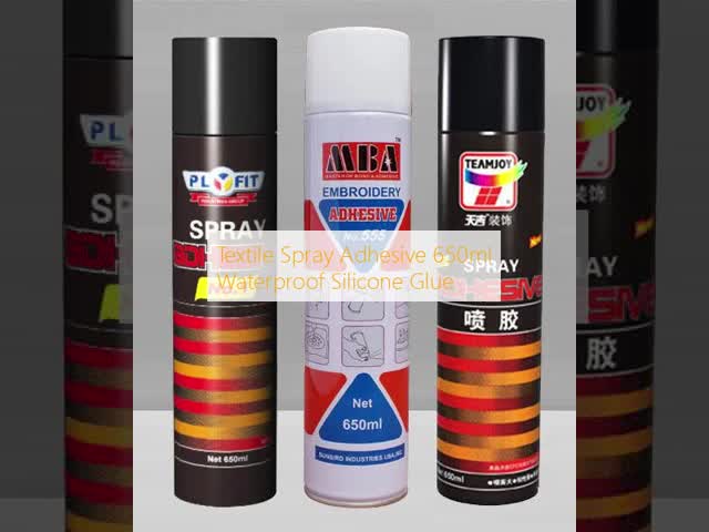 Textile Spray Adhesive 650ml Waterproof Silicone Glue