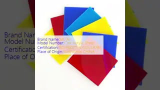 High Clarity UV-Resistant Cast Acrylic Sheet GB/T 7134 Custom Thickness for Display Cabinets