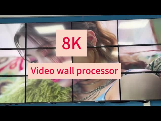8K60 Video Wall Controller with FPGA Chip for 15-Screen Splicing and Seamless Multi-Screen Display
