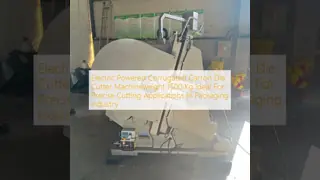 Electric Powered Corrugated Carton Die Cutter Machineweight 1500 Kg Ideal For Precise Cutting Applications In Packaging Industry