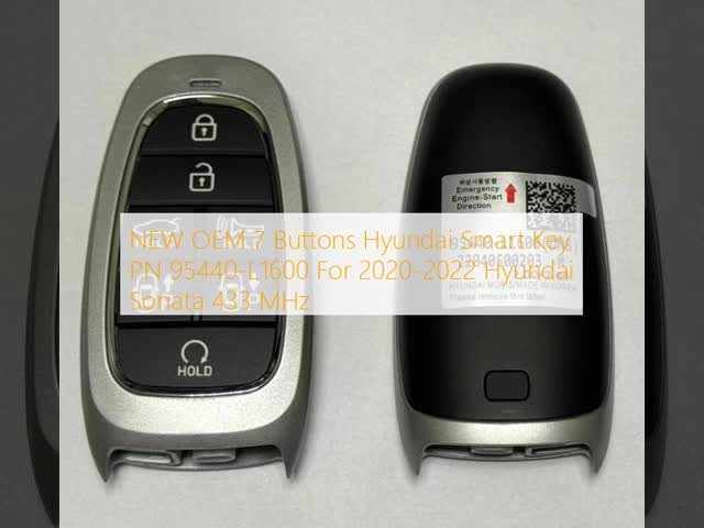 OEM 95440-L1600 Hyundai Smart Key with 433 MHz Frequency and 47 Chip for 2020-2022 Sonata