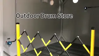 Outdoor Hazmat Storage Building Non Combustible Container For Drums And IBCs  Dangerous Substance