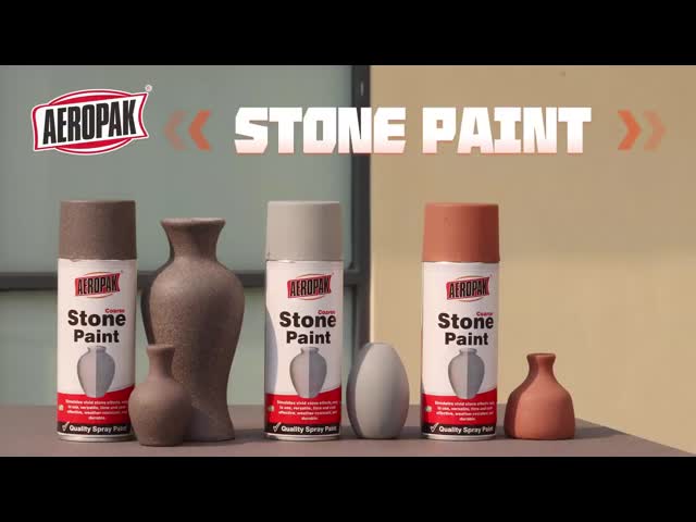 AEROPAK Textured Stone Spray Paint | Create a Realistic Stone Effect on Any Surface