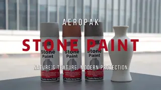 AEROPAK Textured Stone Spray Paint | Create a Realistic Stone Effect on Any Surface