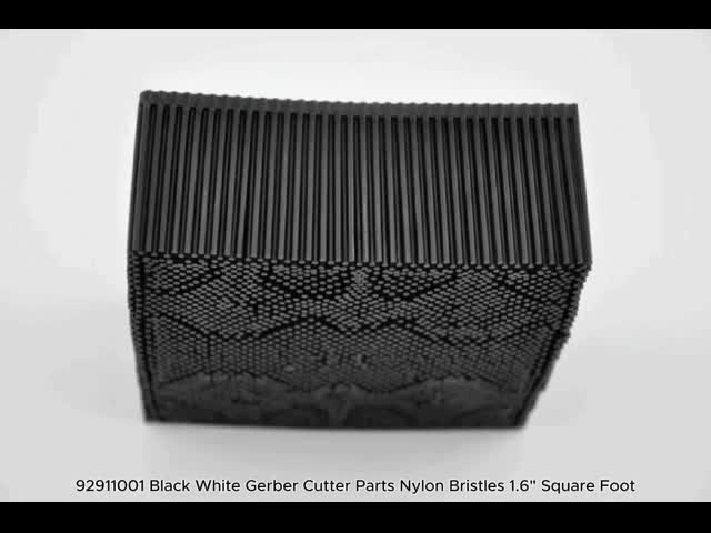 92911001 Black White Gerber Cutter Parts Nylon Bristles 1.6