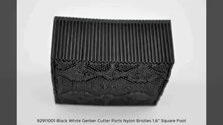 92911001 Black White Gerber Cutter Parts Nylon Bristles 1.6