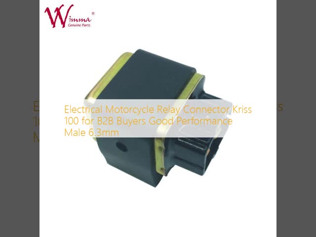 Electrical Motorcycle Relay Connector Kriss 100 for B2B Buyers Good Performance Male 6.3mm