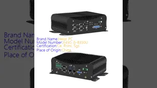 Intel Core i5 8350U Industrial Fanless PC With Dual SODIMM DDR4 32G Windows 11 Linux