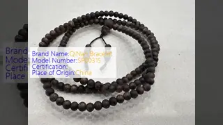 Handcrafted 100% Natural Agarwood Bracelet with Adjustable Size and Distinct Fragrance for Mindfulness