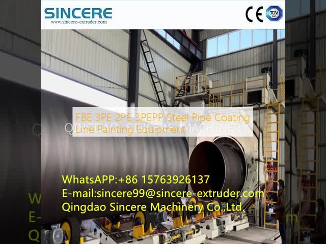 FBE 3PE 2PE 3PEPP Steel Pipe Coating Line Painting Machine