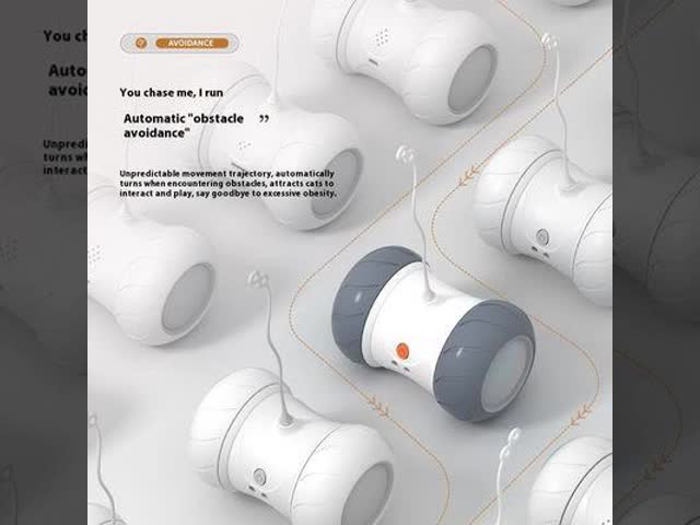 Modern Indoor Electric Automatic Roller Tumbler New Design Funny Cat Toys with Eco-Friendly Laser Interactive Self-Play Pet Toys