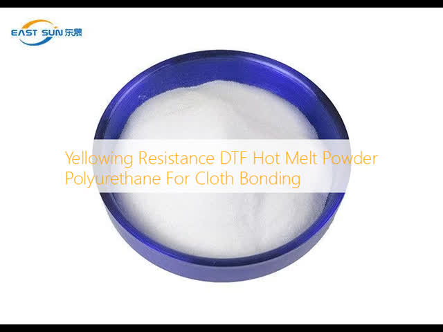 Yellowing Resistance DTF Hot Melt Powder Polyurethane For Cloth Bonding