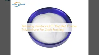 Yellowing Resistance DTF Hot Melt Powder Polyurethane For Cloth Bonding