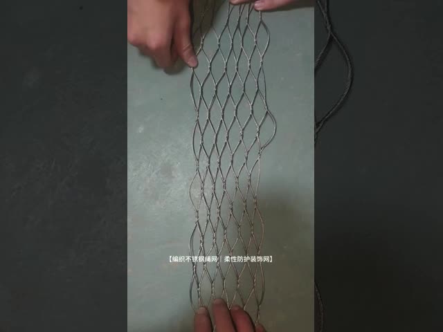 Modern Architectural Wire Mesh with 20mm to 200mm Aperture and Horizontal Vertical Mesh Design