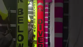 High Visibility Customize 2.4M 3M Inflatable Scuba Diving Buoy For Underwater Equipment
