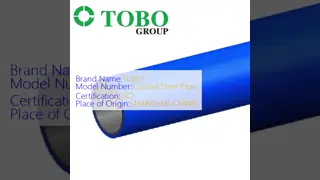 High Quality Carbon Steel ASTM A53 Standard Various Sizes Coated Steel Pipe for Construction