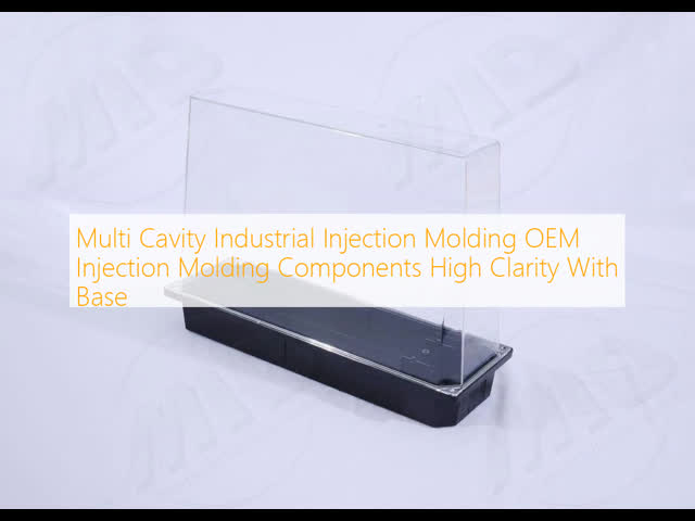 Multi Cavity Industrial Injection Molding OEM Injection Molding Components High Clarity With Base