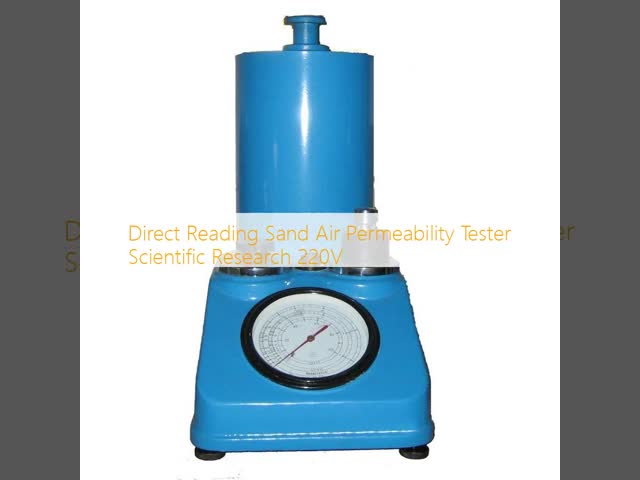 Direct Reading Sand Air Permeability Tester Scientific Research 220V