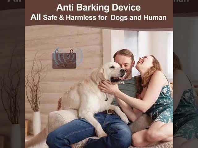 Factory Wholesale Plastic Dog Bark Deterrent Ultrasonic Anti-Barking Devices Safe 50FT Range 3 Modes Dog Training Waterproof