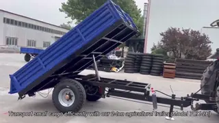 7CX-2E Single axle and two Tyres Trailer