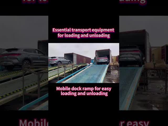 Adjustable Mobile Container Load Loading Ramp 10-20t Hydraulic Lift Tables for Container Loading and Unloading