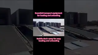 Adjustable Mobile Container Load Loading Ramp 10-20t Hydraulic Lift Tables for Container Loading and Unloading