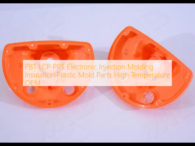 PBT LCP PPS Electronic Injection Molding Insulation Plastic Mold Parts High Temperature OEM