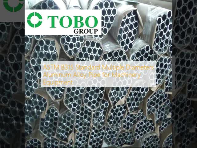 ASTM B315 Standard Multiple Diameters Aluminum Alloy Pipe for Machinery Equipment
