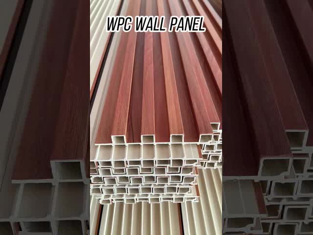Composite Wall Panel Wood Plastic Panel WPC Composite Panel Exterior WPC Cladding for Warehouse Shop WPC Panel Low Price
