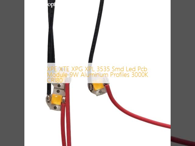 XPE XTE XPG XPL 3535 Smd Led Pcb Module 9W Aluminum Profiles 3000K CRI80