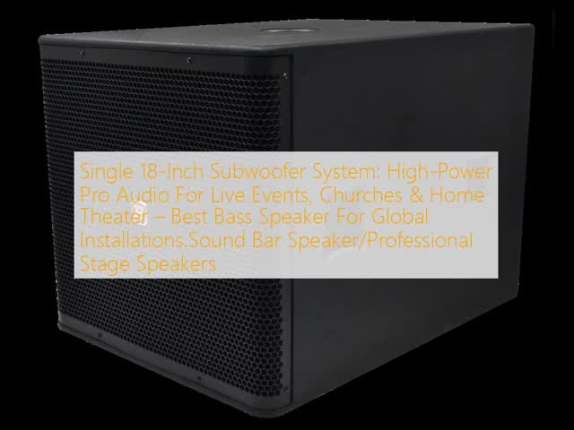 18 Inch Pro Audio Subwoofer Bass