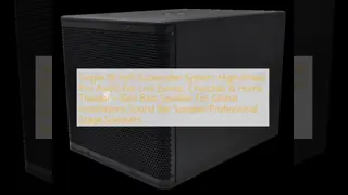 18 Inch Pro Audio Subwoofer Bass