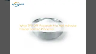 White TPU DTF Polyamide Hot Melt Adhesive Powder Bonding Properties