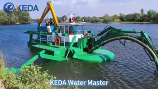 Hydraulic System Amphibious Dredger with Cummins Diesel Engine and Multi-function Capabilities