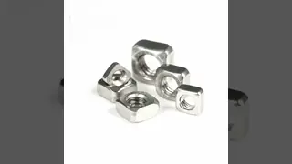 GB39 Square Nut, Full Thread, Smooth Burr-Free Edges