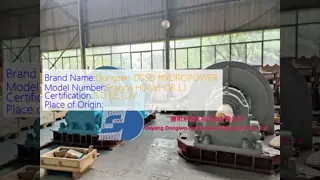 Automatic Control Mode Francis Turbine Generator with Speed Range 150RPM to 1000RPM and Carbon Steel Volute for Hydroelectric Power