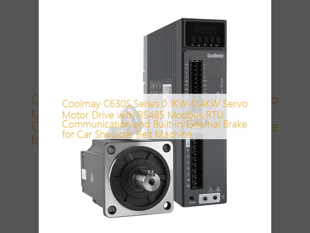 Coolmay C630S Series 0.1KW-0.4KW Servo Motor Drive with RS485 Modbus RTU Communication and Built-in/External Brake for Car Shoulder Belt Machine