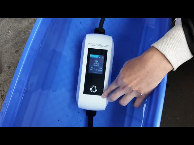 Portable 7kW EV Charger for Solar Energy Power Station Commercial Use