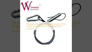 Ελαστικό και ανθεκτικό σχοινί από ανοξείδωτο χάλυβα